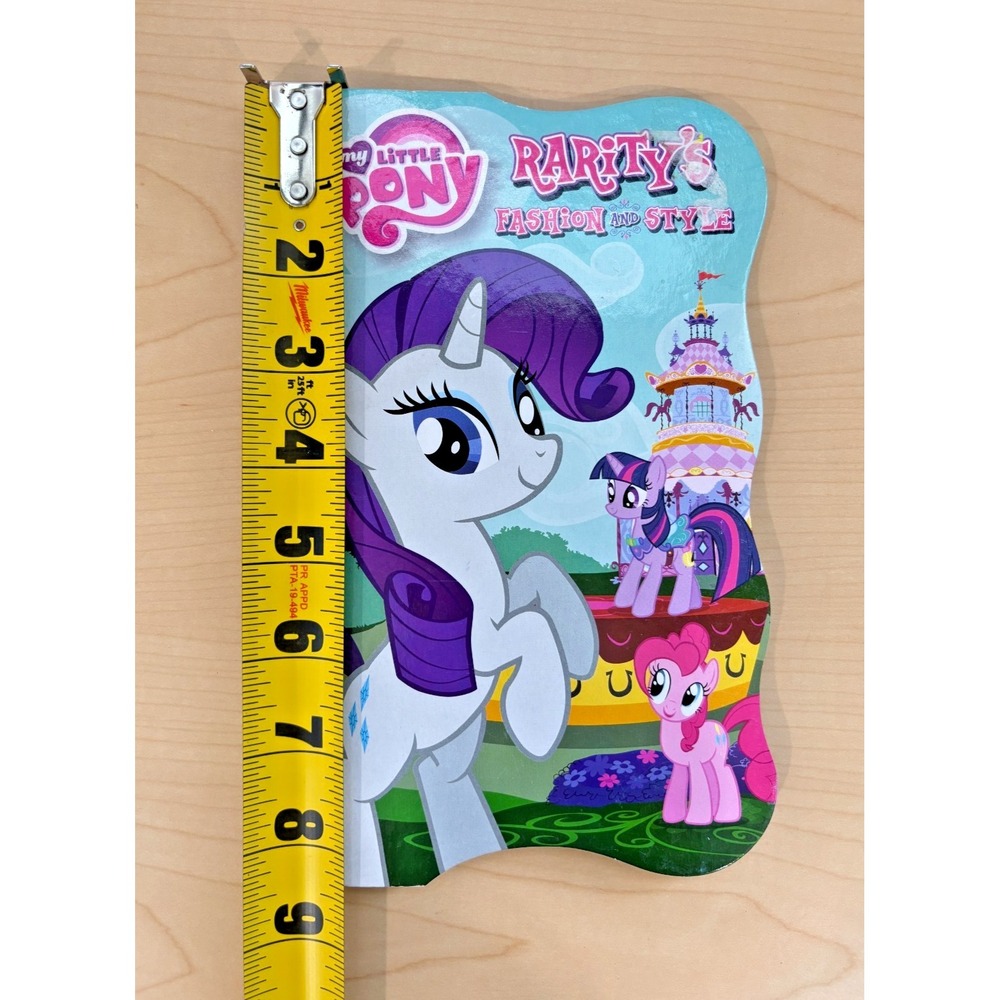 My Little Pony Rarity Fashion Style Board Book Hasbro Bendon Children Kids Book